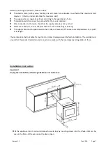 Preview for 4 page of diLUSSO OV607BBL Installation And Operating Manual