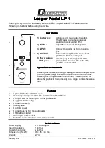 Preview for 2 page of Dimavery LP-1 User Manual