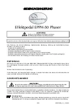 Preview for 3 page of Dimavery Phaser EPPH-50 User Manual