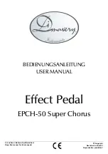 Dimavery Super Chorus EPCH-50 User Manual preview