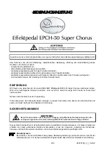 Preview for 3 page of Dimavery Super Chorus EPCH-50 User Manual