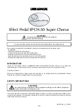 Preview for 7 page of Dimavery Super Chorus EPCH-50 User Manual