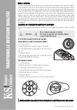 Preview for 10 page of DIMAX GROUP Konner & Sohnen 4260405363322 Owner'S Manual