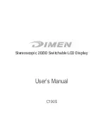 Dimen C190S User Manual preview