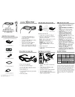 Предварительный просмотр 2 страницы Dimensional Optics 3ACTIVE Use & Care Manual