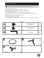 Предварительный просмотр 2 страницы Dimensions Furniture MoDRN 8683C Assembly Instructions Manual