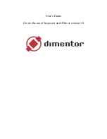 Preview for 1 page of dimentor Inspector User Manual