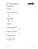 Preview for 20 page of Dimetix DLS-C 15 Technical Reference Manual