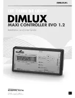 Preview for 1 page of DIMLUX MAXI CONTROLLER EVO 1.2 Installation And User Manual