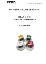 DIMON TECHNOLOGY SOLAR-X-3NM User Manual предпросмотр