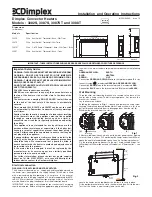 Предварительный просмотр 1 страницы Dimplex 3082S Installation And Operating Instructions