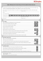 Preview for 34 page of Dimplex 500001099 Installation And User Instructions Manual