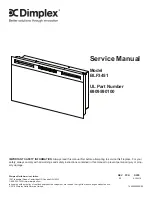 Предварительный просмотр 1 страницы Dimplex 6909590100 Service Manual