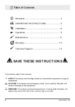 Preview for 2 page of Dimplex 6909740259 Owner'S Manual