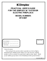 Preview for 1 page of Dimplex 7207980300REV00 Practical User'S Manual