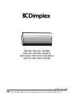 Предварительный просмотр 2 страницы Dimplex ARC10A User Manual