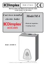 Dimplex ASCARI MA12 Installation And Servicing Instructions preview