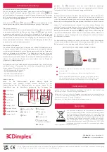 Предварительный просмотр 9 страницы Dimplex B075E Installation And Operating Instructions Manual