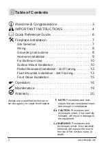 Предварительный просмотр 2 страницы Dimplex BLF3451 Owner'S Manual