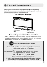 Предварительный просмотр 3 страницы Dimplex BLF3451 Owner'S Manual