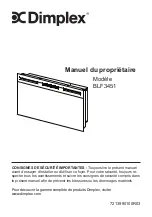 Предварительный просмотр 23 страницы Dimplex BLF3451 Owner'S Manual