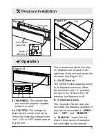 Preview for 15 page of Dimplex BLF74 Owner'S Manual