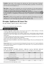 Preview for 3 page of Dimplex Braemar Optiflame 3D BMR20 Series Operating Instructions Manual