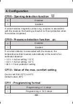 Preview for 36 page of Dimplex BRTU 201F Manual