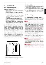 Preview for 21 page of Dimplex BWP 30 HS Installation And Operating Instructions Manual