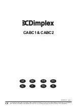 Dimplex CABC1 Installation And Operating Instructions Manual preview