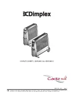 Dimplex Cadiz Eco CDR2T Operating Instructions Manual предпросмотр