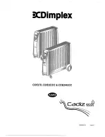 Dimplex CDE24ECC Instructions Manual предпросмотр