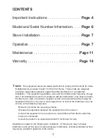 Preview for 3 page of Dimplex CDS8515 Owner'S Manual