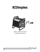 Dimplex CFP120 User Manual preview