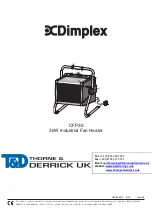 Dimplex CFP30 Manual предпросмотр