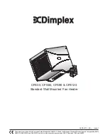 Предварительный просмотр 1 страницы Dimplex CFS120 User Manual