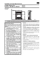 Предварительный просмотр 2 страницы Dimplex Chalbury Fire CHB20BR Installation And Operating Instructions Manual