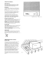 Предварительный просмотр 4 страницы Dimplex Cold Watcher Installation And Operating Instructions