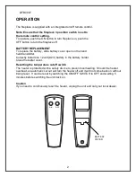 Preview for 3 page of Dimplex COMPACT FIREPLACE Parts And Service Manual