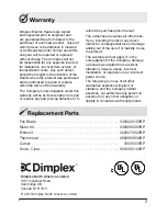 Preview for 9 page of Dimplex CUH05B31T Owner'S Manual