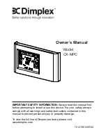 Dimplex CX-MPC Owner'S Manual preview