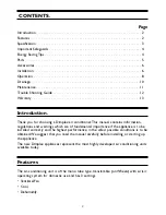 Preview for 2 page of Dimplex DAC 12000R Manual