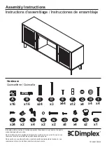 Dimplex Dean GDS25G5-1909 Assembly Instructions Manual предпросмотр