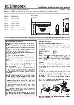 Dimplex DESC2T Installation And Operating Instructions предпросмотр