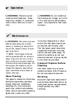 Preview for 9 page of Dimplex DF1870L Owner'S Manual