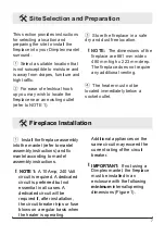 Preview for 7 page of Dimplex DF2550-EU Owner'S Manual