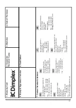 Preview for 73 page of Dimplex DF2550-EU Owner'S Manual