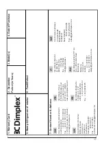 Preview for 91 page of Dimplex DF2550-EU Owner'S Manual