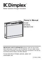 Dimplex DF2624L Owner'S Manual preview