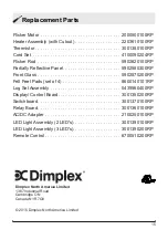 Preview for 15 page of Dimplex DF2624L Owner'S Manual